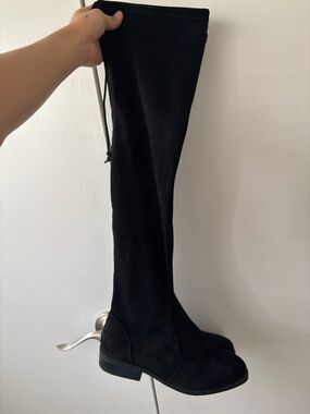 Forever21 Faux suede over-the-knee boots